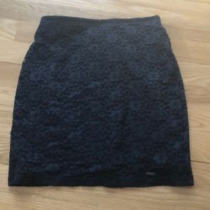 Hollister navy lacy skirt xs NWT
